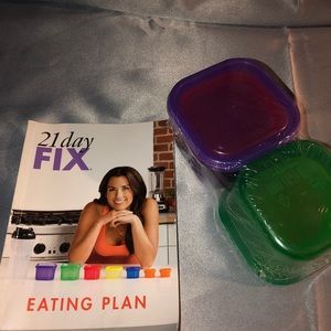 21 day fix book and portion control containers